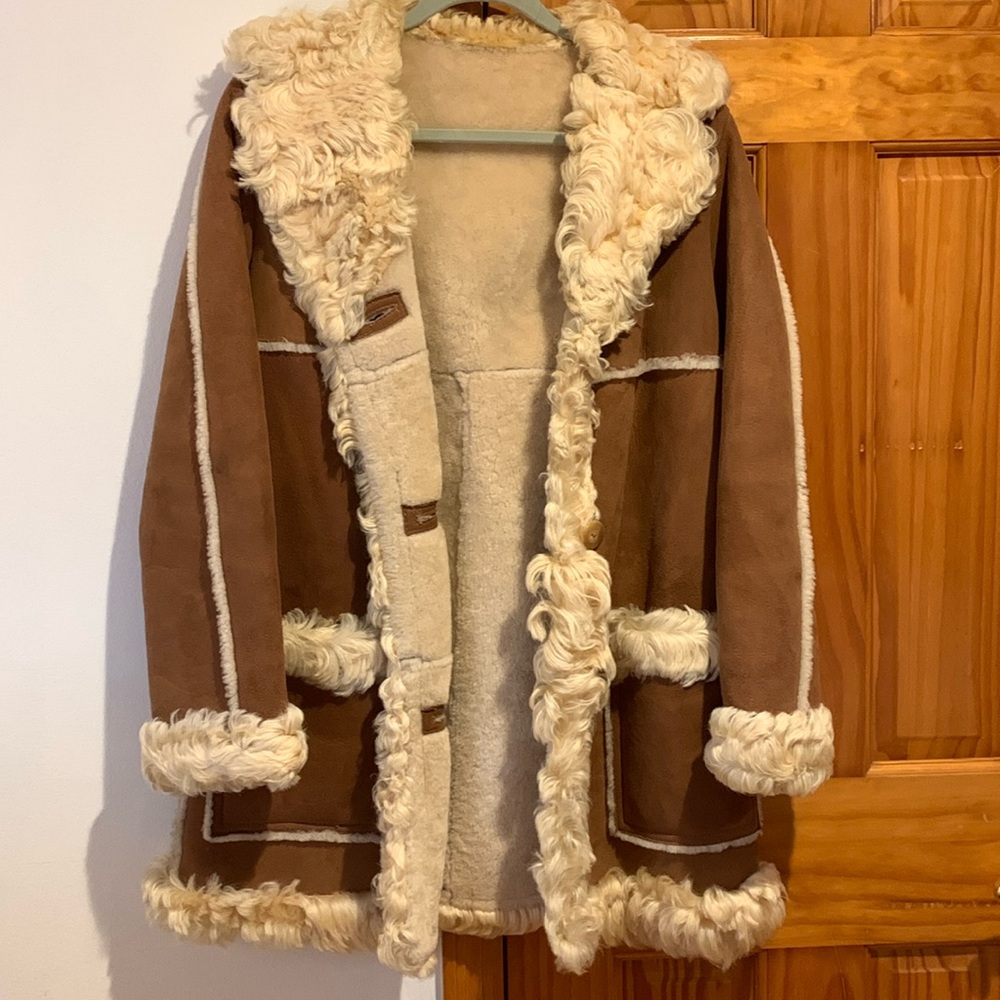 True Vintage Sawyer Jacket buttery Suede and shearling